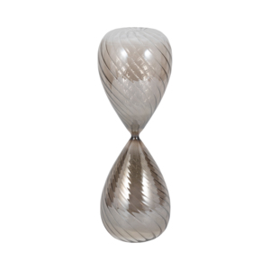Timer Decorativo Moderno a Clessidra in Vetro Intagliato per Casa, Bagno, Mensola, Scrivania, Soggiorno - Product Image 1
