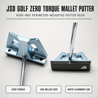 Putter de golf Zero Torque Mallet, tige centrale, face usinée CNC, MOI élevé, pour hommes droitiers, cadeau de golf