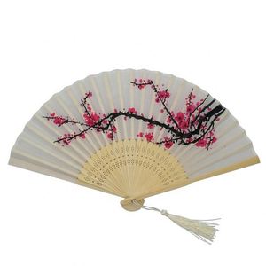 Éventail en bambou personnalisé de 21 cm avec impression couleur intégrale pour cadeau promotionnel - Product Image 5