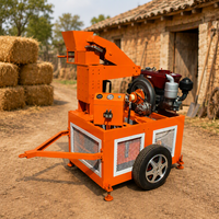 Machine à Briques Diesel Portable RPT1-20 pour l'Asie Centrale, 2000 Pièces par 8 Heures, 1000 kg