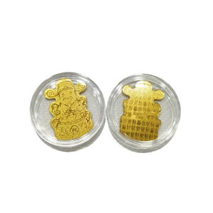 Gouden mobiele telefoonstickers, snelle rijkdom van alle kanten, verdien elke dag een fortuin, koelkast, pure geschenken, - Product Image 1