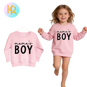 Venta al por mayor de conjuntos a juego para la familia, ropa para mamá <span class=keywords><strong>y</strong></span> yo, <span class=keywords><strong>Sudadera</strong></span> con capucha familiar de tela de rizo francés - Product Image 1