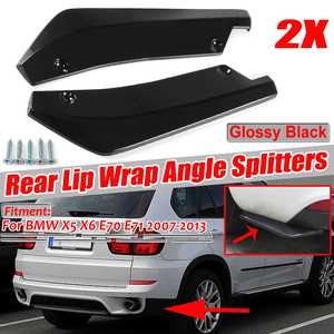 2pcs Universal <strong>Car</strong> Rear Bumper Carbon Fiber Lip Angle Splitters <strong>Diffuser</strong> Bumper Lip <strong>Diffuser</strong> Splitter Spoiler Scratch <strong>Protector</strong> - Product Image 3