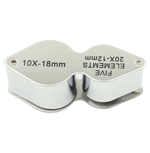 Lente d'ingrandimento 10X 20X lente d'ingrandimento con lente doppia lente pieghevole - Product Image 2