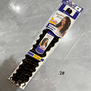 BELEZA 2 #   Tresses synthétiques Deep Wave pour crochet, pack original Freetress Passion Twist, cheveux à tresser - Product Image 1