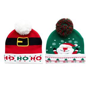 CHAPPEAU POUR ENFANTS 18,5X21CM SANTA CLAUS/GINGERBREAD ASS - Product Image 1