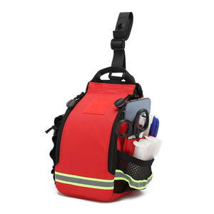 Sac de jambe portable et étanche en tissu Oxford, multifonctionnel, pour cyclisme, avec bandoulière, fermeture éclair et trousse de premiers secours - Product Image 6