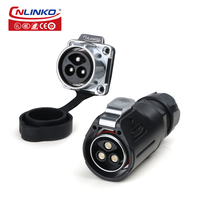 Connecteur d'alimentation certifié M28 à 3 broches mâle et femelle, 35A 500V, étanche IP68