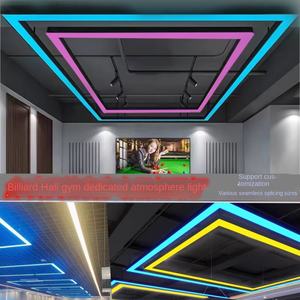 Suspension Rectangulaire Moderne Décorative Salle De Billard Carré Suspension Lampe Snooker Lustre Led Lumière Linéaire - Product Image 5