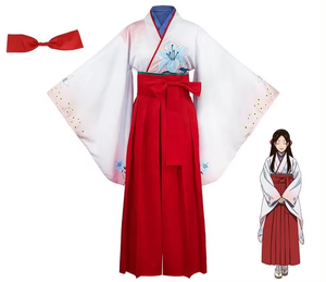 Ropa de Anime mejor hecha <span class=keywords><strong>Kakegurui</strong></span>-Compulsive Gambler Roleplay Yuriko Nishinotouin Kimono de <span class=keywords><strong>Cosplay</strong></span> japonés - Product Image 6