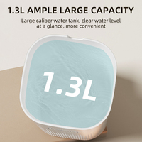 Humidificateur Intelligent pour Toute la Maison : Grande Capacité de 1,3 L, Brume de 110 ML/H et Silence Propice au Sommeil avec Arrêt Automatique et Écran HD