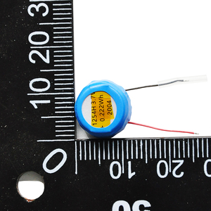 Nhà Máy Bán buôn có thể sạc lại 3.7V Lipo nút pin 1254 1154 1054 1040 60mAh 52mAh 42mAh 35mAh cho điều khiển từ xa - Product Image 5