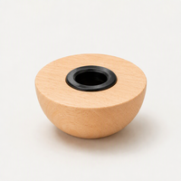 Couvercle de diffuseur d'aromathérapie en bois massif personnalisé, bouchon en bois pour bouteille d'huile parfumée personnalisée, accessoires écologiques pour la fragrance d'intérieur