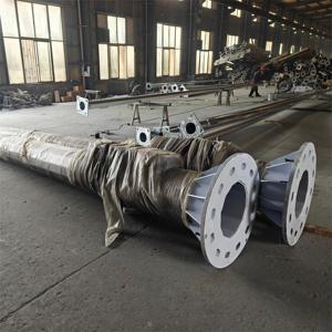 OEM 10kv/33kv/35kv/66kv/110kv/132kv/220kv poste eléctrico de metal galvanizado, el mejor precio de fábrica - Product Image 5