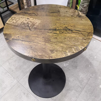 Table de restaurant en bois rectangulaire pour 2 personnes, usage commercial