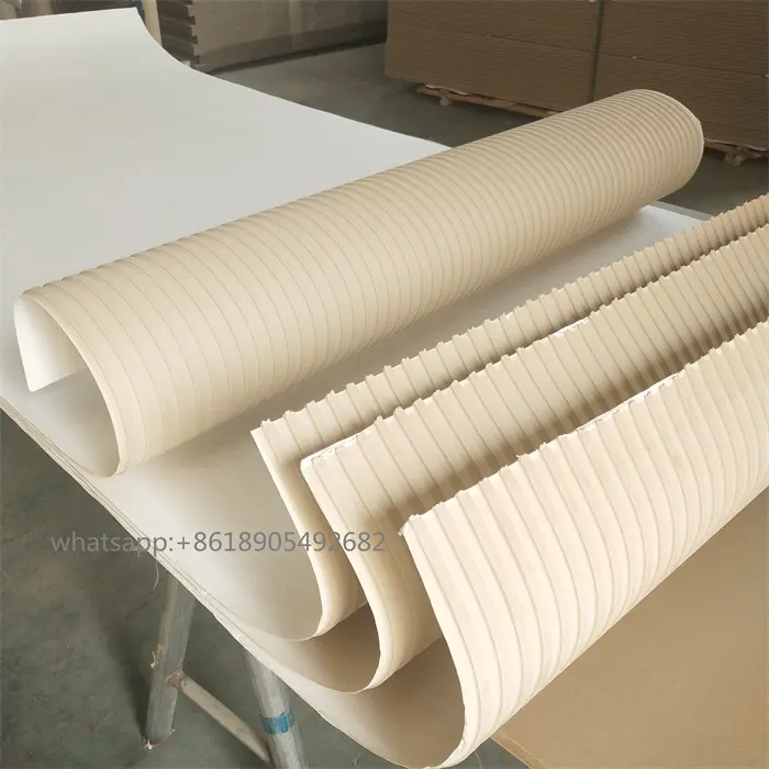 Moderne flexible Roll paneele biegbare Holz wand paneele