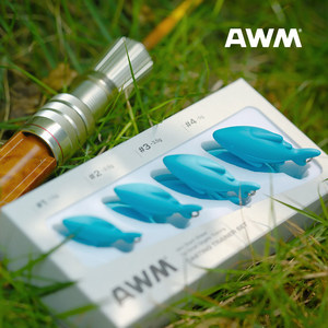 Juego de entrenamiento de lanzado AWM con forma de mini tiburón de 1.5g, 2.5g, 3.5g y 5g para entrenamiento de pesca con señuelos en agua dulce. - Product Image 3