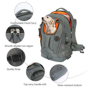 กระเป๋าเป้สะพายหลังสำหรับสุนัขแมวสำหรับเดินป่า - Product Image 4