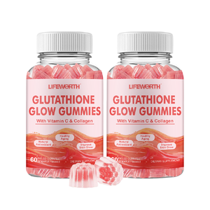 LIFEWORTH Private Label pelle illuminante multivitaminico L-glutatione Glow pieno di Gummies per le donne - Product Image 1
