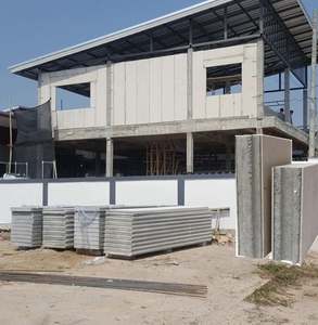 ماكينة تصنيع ألواح الجدران الخرسانية الخرسانية الجاهزة الجاهزة من الإسمنت ، ماكينة صنع <span class=keywords><strong>eps</strong></span> خفيفة الوزن - Product Image 1