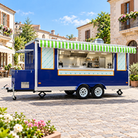 Remorque de restauration rapide mobile Etodevice 16,4 pieds, grande remorque de cuisine, camion de restauration, norme australienne