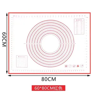 Tapis de cuisson en silicone alimentaire et fibre de verre, antiadhésif, résistant à la chaleur, compatible four et lave-vaisselle, écologique, réutilisable pour la pâtisserie - Product Image 4