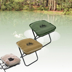 Chaise et tabouret de jardin pliants d'extérieur en gros avec sac de rangement zippé pour pique-nique, camping, plage, pêche, voyage - Product Image 1