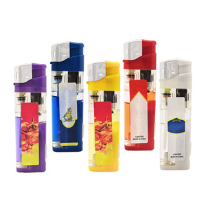 Encendedor Electrónico <span class=keywords><strong>de</strong></span> <span class=keywords><strong>Gas</strong></span> Butano <span class=keywords><strong>de</strong></span> Plástico con Logotipo Personalizado Moderno <span class=keywords><strong>de</strong></span> Fábrica, Encendedor LED Barato - Product Image 3
