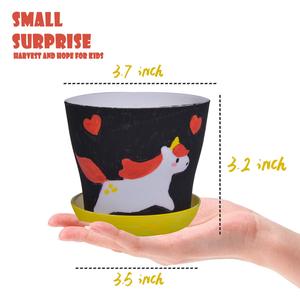Anak-anak Kerajinan Menanam Panci Bunga Tumbuh Menggambar Mainan Set untuk Anak-anak Seni Kerajinan Buatan Tangan - Product Image 3