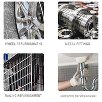 Peinture métallique pour voiture GORVIA P401C 400ml, séchage rapide, effet chrome, peinture en aérosol