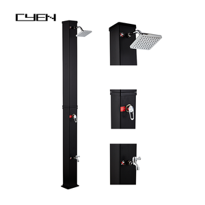 CYEN Haute Qualité 40L <span class=keywords><strong>Noir</strong></span> PVC Matériel <span class=keywords><strong>Piscine</strong></span> et Jardin Douche <span class=keywords><strong>Solaire</strong></span> Environnementale - Product Image 2