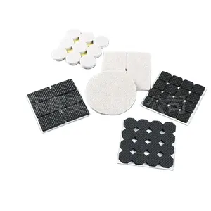 Wholesale Customized Shapes Non Slip Self Adhesive Moving Foot Leg Sticker White Black Eva Pads