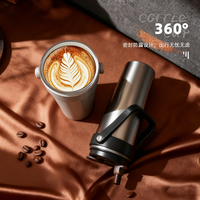 Bouteille d'eau isotherme personnalisée en acier inoxydable 304 de 700 ml et 900 ml, sans BPA, avec revêtement céramique intérieur