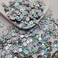 Vente en gros d'usine, paillettes argentées en vrac de formes et de couleurs variées, forme ronde et en forme de tasse, pour l'artisanat DIY