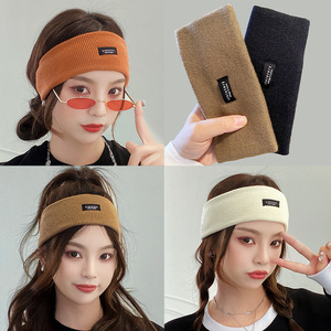 Autumn Winter Knitted <strong>Headband</strong> Fashion Sports Hair Band for Daily Wear Warm and Protective Hair Set - Product Image 3