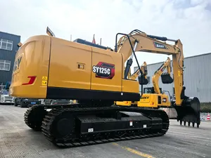 รถขุดไฮดรอลิกแบบตีนตะขาบ รุ่นพรีเมียม SY135C สำหรับงานก่อสร้างอุตสาหกรรม งานดิน และงานฐานราก - Product Image 3