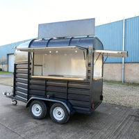 Remorque alimentaire pour pizzas entièrement équipée, cuisine mobile, remorque de concession, camion de restauration de rue personnalisé, chariot four à pizza