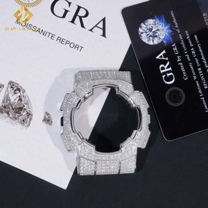GRA Certificated Large Stock Bussdown Iced Out VVS Moissanite <b>Watch</b> Bezel Custom Made Hip Hop Men <b>Watch</b> Bezel - Product Image 4