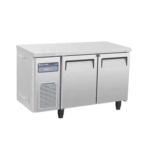 Équipement de cuisine pour hôtel commercial, réfrigérateur-congélateur à double porte en acier inoxydable, classe énergétique A++ - Product Image 1