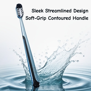 מברשות שיניים ידניות פרימיום בהתאמה אישית לשימוש ביתי למבוגרים עם זיפים קשים, עיצוב ארגונומי וידית PP - Product Image 5