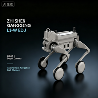 Robot éducatif à roues L1-W EDU 43.2V 3500W, logiciel d'éducation ouvert pour les écoles d'ingénierie et les équipes de robotique ZY