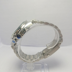 Men Stainless Steel Bracelet Waterproof Design Moon Phase Vk63 Japanese Mechanical Movement <b>Wristwatch</b> - Product Image 3