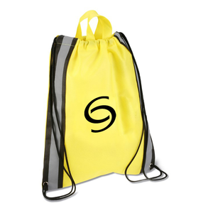 Sac à dos en polyester à cordon de serrage, grande capacité, portable et réutilisable, idéal pour les cadeaux promotionnels – Offre spéciale - Product Image 5
