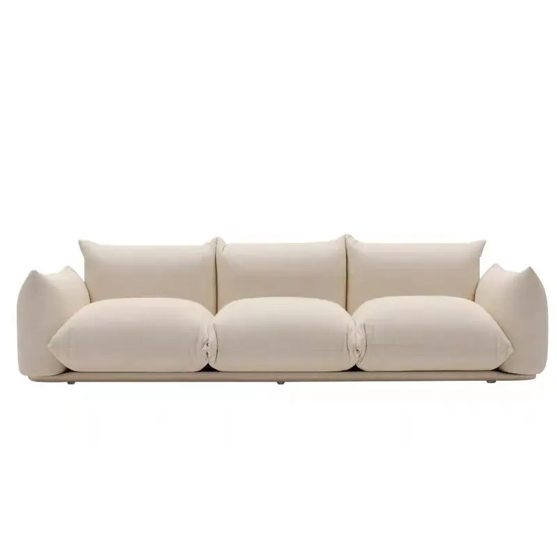 Neue Foshan Möbel Wohnzimmer Wartezimmer Schlafzimmer hohe Dichte Q elastischen Schwamm Flanell Sofa
