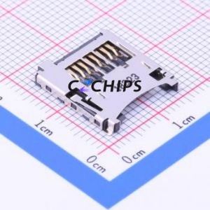TF-114 SD Card / Memory Card Connector SMD Connector Self-Return Type MicroSD Card (TF Card) Card Holder 1.8mm - Product Image 1