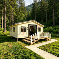 Conteneur de Sécurité Pliable et Extensible Préfabriqué Anti-Ouragan de 20 et 40 Pieds, Maison Habitable, Villa à 2 Chambres, Bâtiment de Bureau