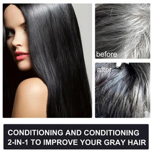 Champú para tratamiento de pérdida de cabello de alta calidad, cuidado de jengibre, crecimiento del cabello, antipérdida de cabello, champú dañado shouwu a base de hierbas para mujeres - Product Image 4