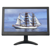 Moniteur d'ordinateur LED HD de bureau pas cher, écran large de 11,6 pouces, 1366*768, prix d'usine