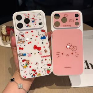 Adorabile Cover per Cellulare <span class=keywords><strong>Hello</strong></span> <span class=keywords><strong>Kitty</strong></span> in Acrilico Dipinto UV Antiurto per iPhone 17 Pro Max e 14 Plus 13 Pro Max - Product Image 3