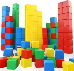 36 peças grandes blocos de construção magnéticos, brinquedos para crianças pequenas, 2-4 recursos de ensino, cubos magnéticos para crianças
